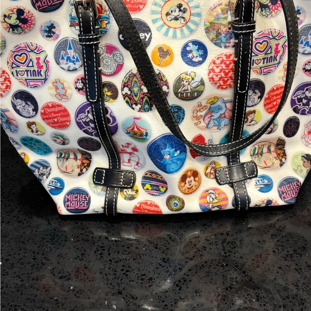 Dooney & Bourke Disney Buttons Tote Bag - Picture 2 of 10
